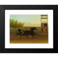 thumbnail image 2 of John J. Mcauliffe 14x11 Black Modern Framed Museum Art Print Titled - Trotting Horse Time 2.25 (1872), 2 of 5