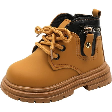 

QWZNDZGR Baby Cozy Fleece Snow Booties Warm Lined Stay On Waterproof Insulated Faux Fur Hiking Boots Outdoor Warm Winter Boots