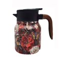 thumbnail image 1 of HLONK Raidley Vintage Floral Pattern Tea – Built-In Infuser Mini Hot Coffee Pot Office Stainless Steel Insulated Teapot Detachable Easy To for Kitchen, 1 of 9