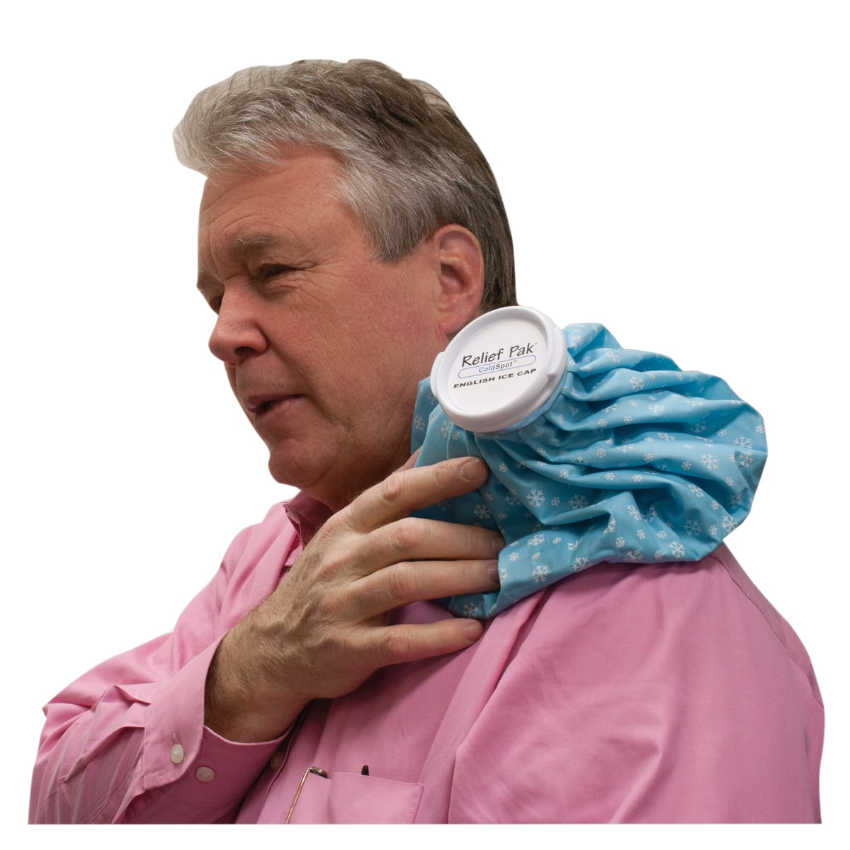 Relief Pak\xc2\xae English ice cap reusable ice bag - 6" diameter - Case of 12