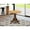 Mahogany, variant on East West Furniture Eden Round Rubber Wood Dining Table in Oak/White