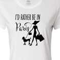 thumbnail image 4 of Inktastic I'd Rather Be in Paris- shopping and travel Women's T-Shirt, 4 of 5