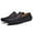 Black, variant on Men's Casual Loafers Slip On Leather Shoes Comfortable Lightweight Driving Shoes Male Moccasins Classic Penny Loafer Flats Boat Shoes Outdoor Walking Shoes