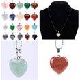 thumbnail image 4 of 20 PCS Corazón Piedra Chakra Colgante Cuentas DIY Crystal Charms 2 Tamaños Diferentes Colores Surtidos oso de fresa Electrónica, 4 of 5