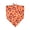 Orange B, variant on AuroraX Thanksgiving Pet Bandana for Cats Dogs Fall Holiday Bandana for Pets Multicolor Adjustable Printed Soft Pet Bandana for Dogs Orange National Dog Day International Cat Day