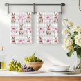 thumbnail image 3 of Easter Kitchen Towels Set of 3, Spring Pink Bow Rabbit Grey White Gingham Plaid Absorbent Dish Towels for Kitchen, Microfiber Hand Towel, Quick Drying Tea Towel for Cleaning Decorative Dishcloths, 3 of 7