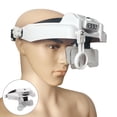 thumbnail image 1 of Lupa para la cabeza, lupa para la cabeza con 5 lentes, lámpara LED para extensión de pestañas, , joyero, lectura, licencia de circuito Yinane Lupa principal, 1 of 8