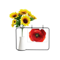 thumbnail image 1 of Red Flower Painting Big Corn Artificial Sunflower Vases Bottle Blessing Card, 1 of 3