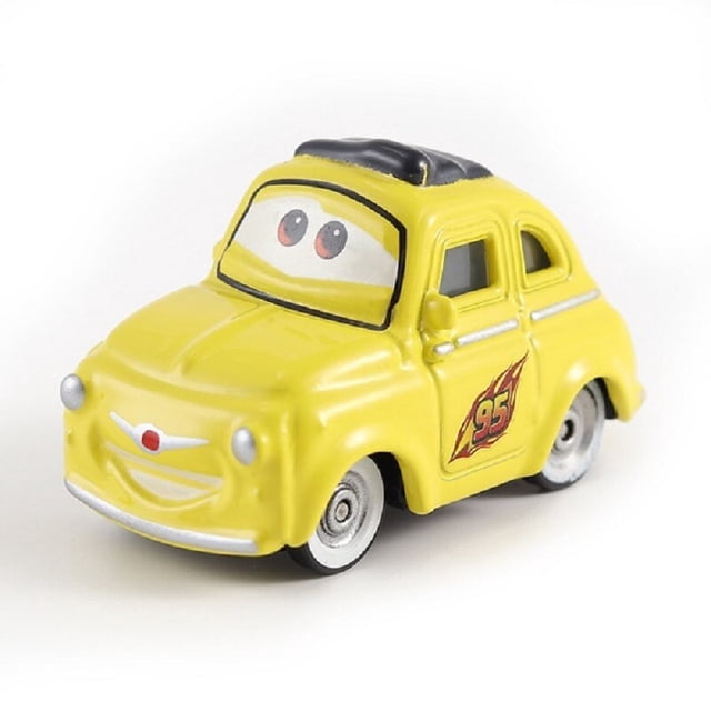 Disney Pixar Cars 3 2 Lightning Mcqueen, Mini vehículo en Miniatura de Metal coleccionable Original, modelo pequeño, juguete para niños, regalo para niños hola suerte unisex