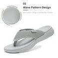 thumbnail image 2 of DREAM PAIRS Women's Soft Cushion Flip Flops Thong Sandals Slippers for Indoor and Outdoor with Arch Support, 2 of 6