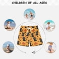thumbnail image 6 of Cat Halloween Pattern Swim Trunks Quick Dry Beach Pool Board Shorts Lightweight Stylish Print Sizes 2T to XL, 6 of 8