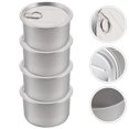 thumbnail image 3 of 4pcs Aluminum Seal Can Metal Empty Storage Jars Cake Containers Cat Food Pot, 3 of 8