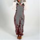 thumbnail image 1 of Mono de invierno para mujer, color sólido, con capucha, ajustado, manga larga, forro polar, chaqueta, 1 of 3