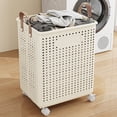 thumbnail image 4 of Organizadores de armario y almacenamiento Cesto para ropa sucia de gran capacidad - Cesto para ropa sucia del hogar - Plegable - Cesto para baño y balcón Cesto para ropa sucia Cesto para almacenamient, 4 of 9