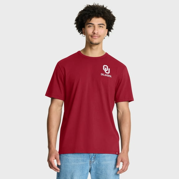 Men's Fanatics Crimson Oklahoma Sooners Quad Legacy T-Shirt