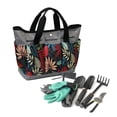 thumbnail image 3 of fastboy 1/2/3/5 Cloth Durable Multi-Pocket Tool Bag For Organized Tool Storage Tear Resistant Gardening Tool Bag Black+Yellow Flower 1 Pc, 3 of 6