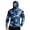 H, variant on BRGZLK Men Sun Jacket Summer Fashion Print Long Sleeve Lightweight Breathable Sun Protection Hooded Top with Face Cover D M