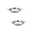 thumbnail image 4 of 2 Pcs Poêle à Paella Usage Quotidien Poignée Double Poêle en Acier Inoxydable Accessoire de Cuisine, 4 of 5
