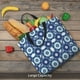 thumbnail image 5 of Easygdp Vintage Blue Bolsa Tote para Mujer, Bolso de Hombro para Trabajo, Playa, Viajes, Compras y Supermercado, 5 of 7