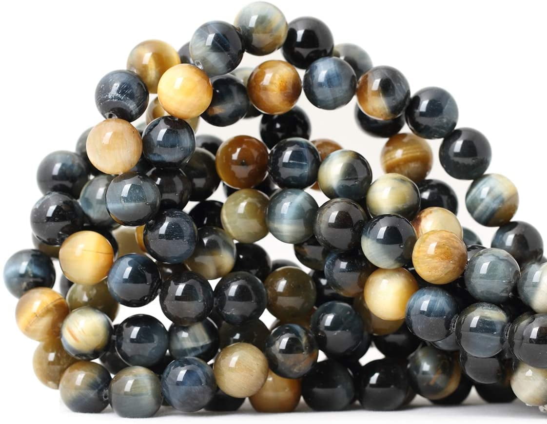 6mm AAA Blue Tiger Eye Gemstone Round Loose Beads for Jewelry Making Findings Accessories 15 inches 