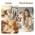 thumbnail image 5 of SeaSpark 3-in-1 Stand Mixer, 5.5 QT Tilt-Head 10-Speed Electric Stand Mixer, Food Mixer with Dough Hook, Beater, Whisk, Silver, 5 of 10