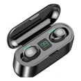 thumbnail image 1 of Auriculares Bluetooth Tws F9 a prueba de agua y Powerbank, 1 of 8