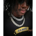 thumbnail image 6 of HH Bling Empire Iced Out Diamond Cuban Link Chain for Men and Women,Silver or Gold Miami Cuban Necklaces Hip Hop,Chunky Chains 16-30 Inches (Silver-30"), 6 of 12