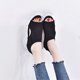 thumbnail image 4 of Sandalias transpirables de moda para mujer, sandalias casuales con boca de pez y fondo de bizcocho Wmkox8yii shjk5375, 4 of 6