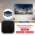 thumbnail image 4 of Tmvgtek Funda Protectora Para Apple Tv 4K 2021 Carcasa De Silicona A Prueba De Polvo (Azul + Negro), 4 of 9