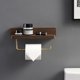 thumbnail image 2 of (10*30 Cm)porte Papier Toilette Doble Instalación Bois Massif Htre Drouleur Soporte Papier Wc Mural Auto-adhsif Monedas Arrondis Porte Rouleau Dco, 2 of 4