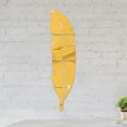 thumbnail image 4 of Espejo de pared Mural extraíble Zulema Arte acrílico Calcomanía Oro 30x120cm, 4 of 8