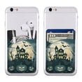 thumbnail image 5 of YFYANG Universal Adhesive Cell Phone Card Holder, Halloween Pumpkin Castle Doodle Leather Cell Phone Wallet Sticker, 5 of 6