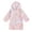 Pink, variant on Girls Boys Bathrobe Swim Cover Up Zip Up Hooded Long Sleeve Coverup Beach Towel Robe Kimono,10-11 Years