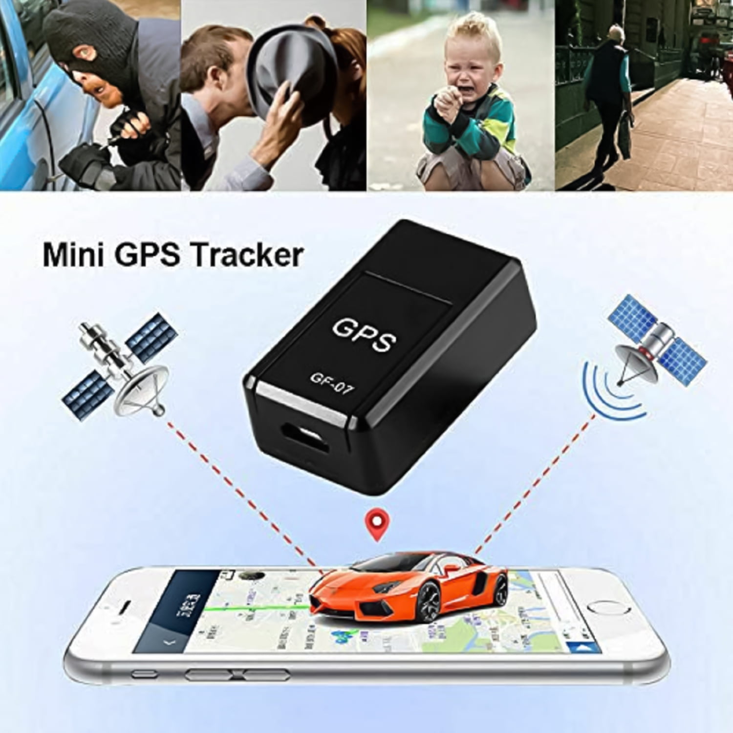 Magnetic Mini GPS Tracker Real Time Car GSM/GPRS Tracking Device US Walmart.com