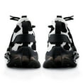 thumbnail image 6 of Black And White Cow Print Walking Shoes for Men Woman Lightweight Tennis Fashion Elastic Sports Shoes Cushion Basketball Shoes, 6 of 7