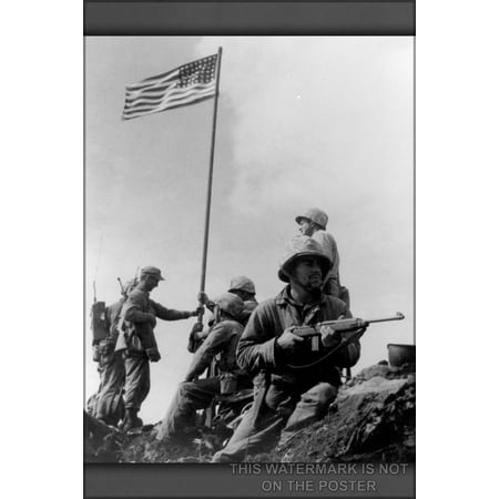 24"x36" Gallery Poster, Battle of Iwo Jima