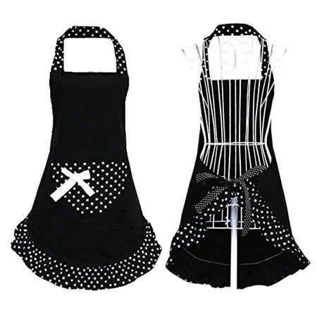

Hyzrz Cute Girls Bowknot Funny Aprons Lady s Kitchen Restaurant Women s Cake