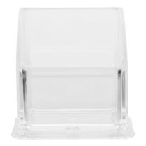 HOMEMAXS Transparent Acrylic Desk Organizer Box for Storage MultiFunctional Office Use 5.5 x 3.5 x 3.5 Inches