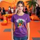 thumbnail image 3 of Playera Blusa De Naranjas Los Angeles California – Estilo Cítrico con Vibras del Oeste Color Morado Talla Grande Marca Emil SaEs, 3 of 4