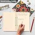 thumbnail image 4 of FORMRS 1-Subject Spiral Notebook 8" x 5" College Ruled 60 Refillable Sheet, Colorful Floral Pattern, 4 of 7