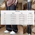 thumbnail image 3 of SAWOBUUN Men's Casual Wide Leg Pants Drawstring Elastic Waist Loose Fit Athletic Trousers for Travel Sports, 3 of 8