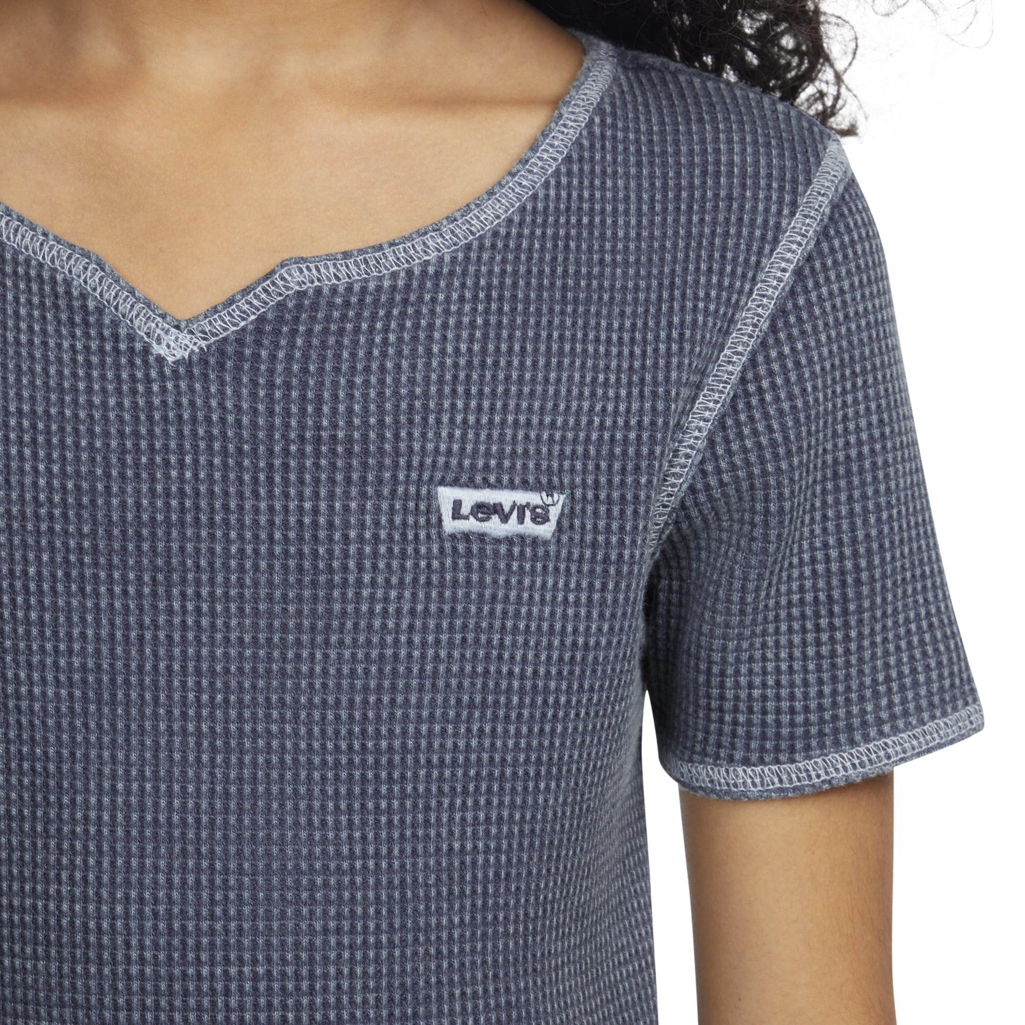 Levi's Girls Waffle Short Sleeve Top, Sizes 4-16