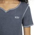 thumbnail image 4 of Levi's Girls' Short Sleeve Waffle Top, Sizes 4-16, 4 of 7