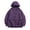 A Purple, variant on Oversized Hoodie Men's Solid Color Multiple Pockets Sports Ditness Training Long Sleeved Hooded Casual Jacket Wine Xl