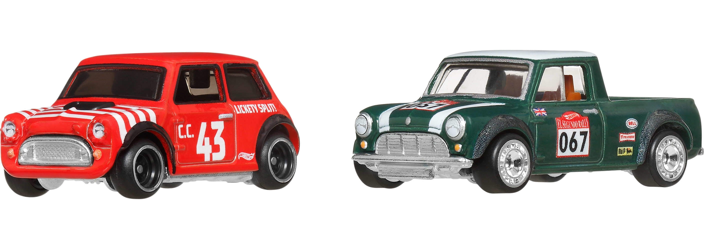 Hot Wheels Premium Car Culture Mini-Themed 2-Pack, 1:64 Scale Toy Cars for the Adult Collector, Morris Mini - Walmart Exclusive