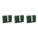 thumbnail image 1 of Cartera de cuero Sonducket para mujer, tarjetero Rectangular de tres pliegues, 1 of 6