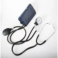 thumbnail image 3 of HANRIVER Manual blood pressure strap stethoscope hemomanometer arm type blood pressure double tube double stethoscope manually, 3 of 5