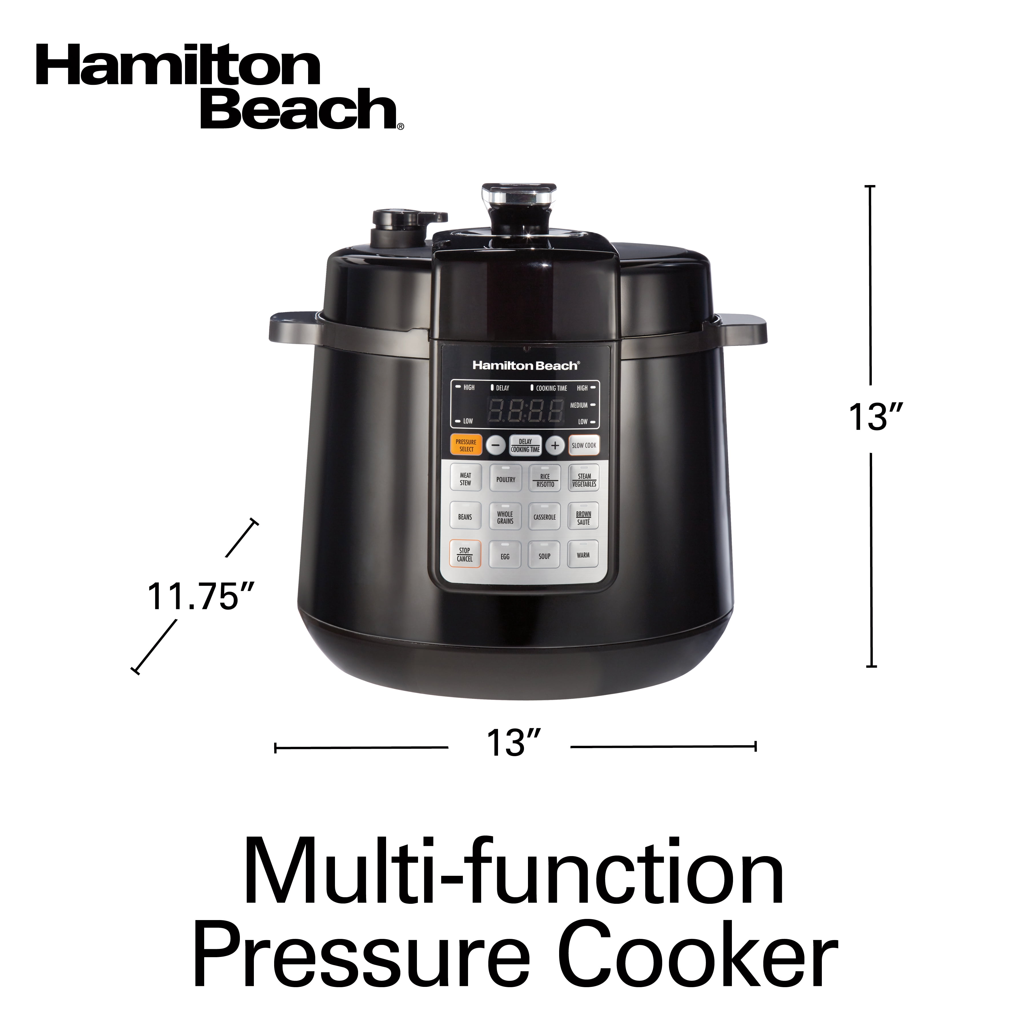 Hamilton Beach 33065 6 Quart 9-in-1 Multi Cooker / Rice Cooker