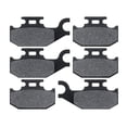 thumbnail image 1 of KMG Plaquettes de Frein avant + Arrière Compatibles avec 2007-2011 CAN AM Outlander 500 XT 4X4 - Jeu de Plaquettes de Frein NAO Organiques Non Métalliques, 1 of 4