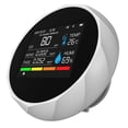 thumbnail image 1 of Wireless Air Quality Detector 5 in 1 TVOC CO HCHO Temperature Humidity Detector Home Desk Air Quality Monitor, 1 of 5